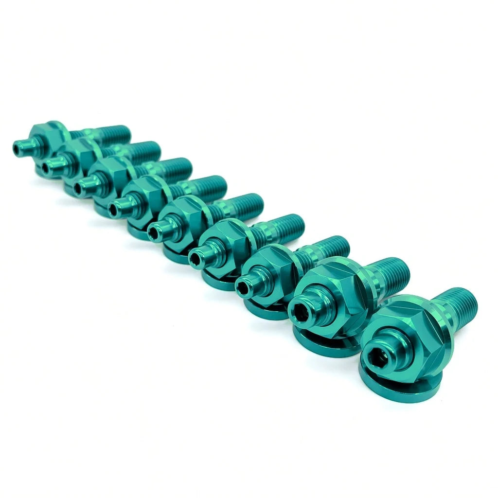 JDC Titanium Exhaust Manifold Stud Kit | Evo 1–9 / 2G DSM