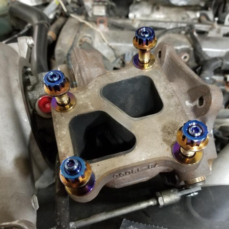 JDC Titanium Turbo to Manifold Stud Kit | Mitsubishi Evo 4-10/Universal
